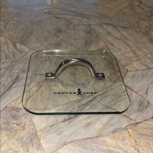 Copper Chef Glass Lid with Handle 8inx8in